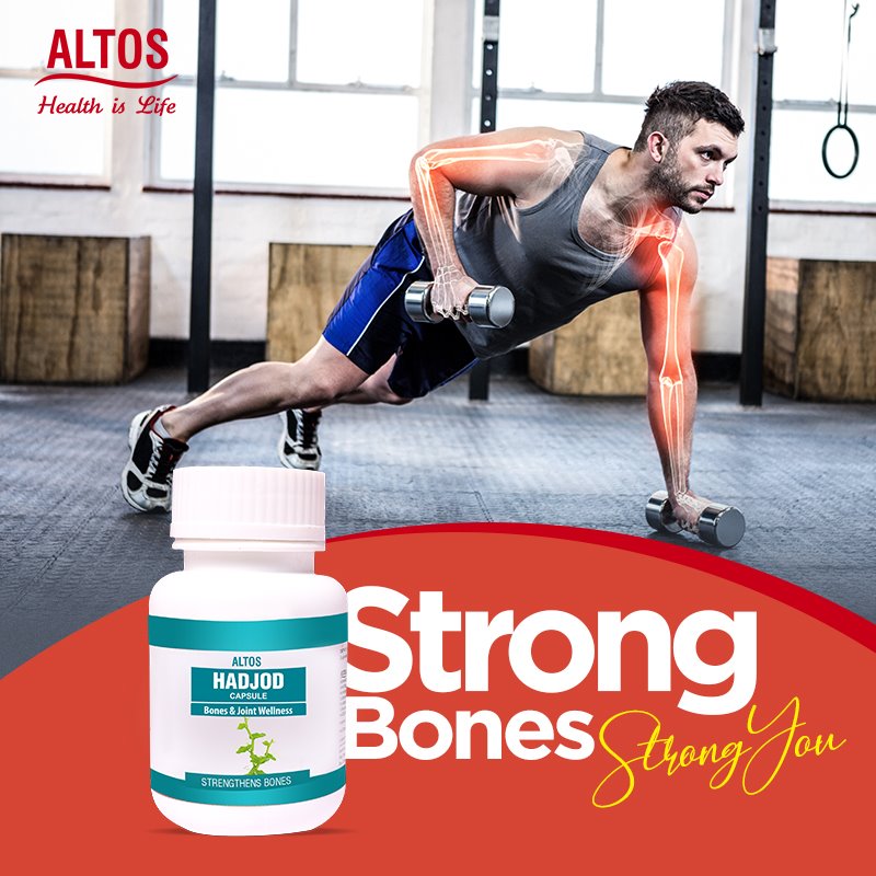 Altos_52's tweet photo. Hadjod Capsule is usually used for strengthening the bones and helpful in healing the fractured bones which improve bone density.
#Altos #Altosindia #Altosproducts #Hadjod #Strongbones #Strongyou https://t.co/GDWIJ3F7pP
