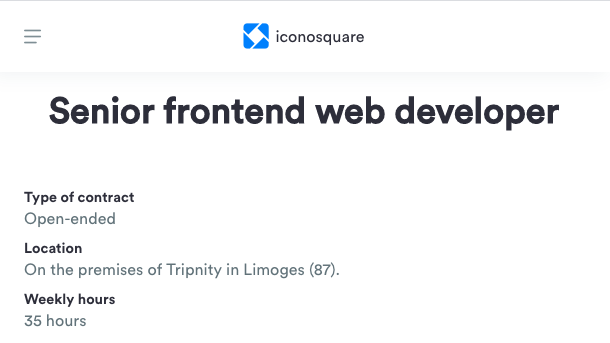 A message for senior front-end #developers with #ReactJS and #jQuery experience, and an interest in social media analytics 🤞 We'd be glad to get to know you! A position in Limoges, France has just been opened --> pro.iconosquare.com/careers/jobs/j…