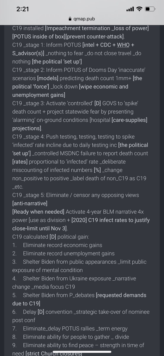 The goal was to raise Trump employment games and economic gains in time for the November election.stage three of the Covid plan included deep state controlled governors ensuring Covid spread through nursing homes and killed more people. Goal was to increase panic throughout the