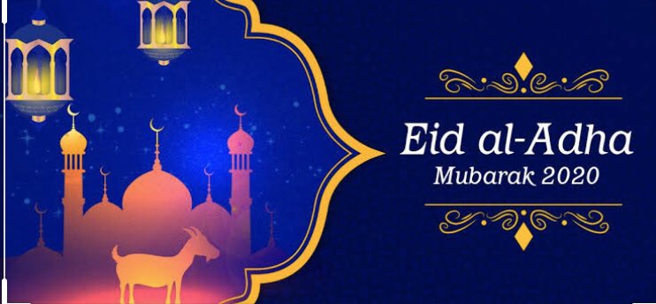 001Habat's tweet photo. Eid Al Adha Mubarak to all Muslims around the globe. Sending special prayers, warm wishes and kind regards to the great people of Garissa County. 
Let’s all have joyous moments on this great day while adhering to Ministry of Health regulations and guidelines. #EidAladha2020 https://t.co/BiqMR4ZJtS
