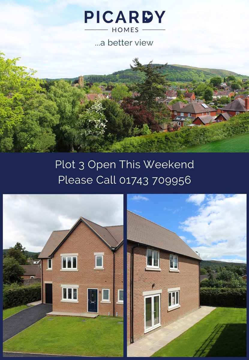 We are pleased to announce the opening of a new View Home at Young’s Piece this weekend! As well as our beautiful 4-bedroomed Show Home, prospective buyers can now view one of our 3-bedroomed properties. Viewings strictly by appointment only.
#newhome #Shropshire #villagelife