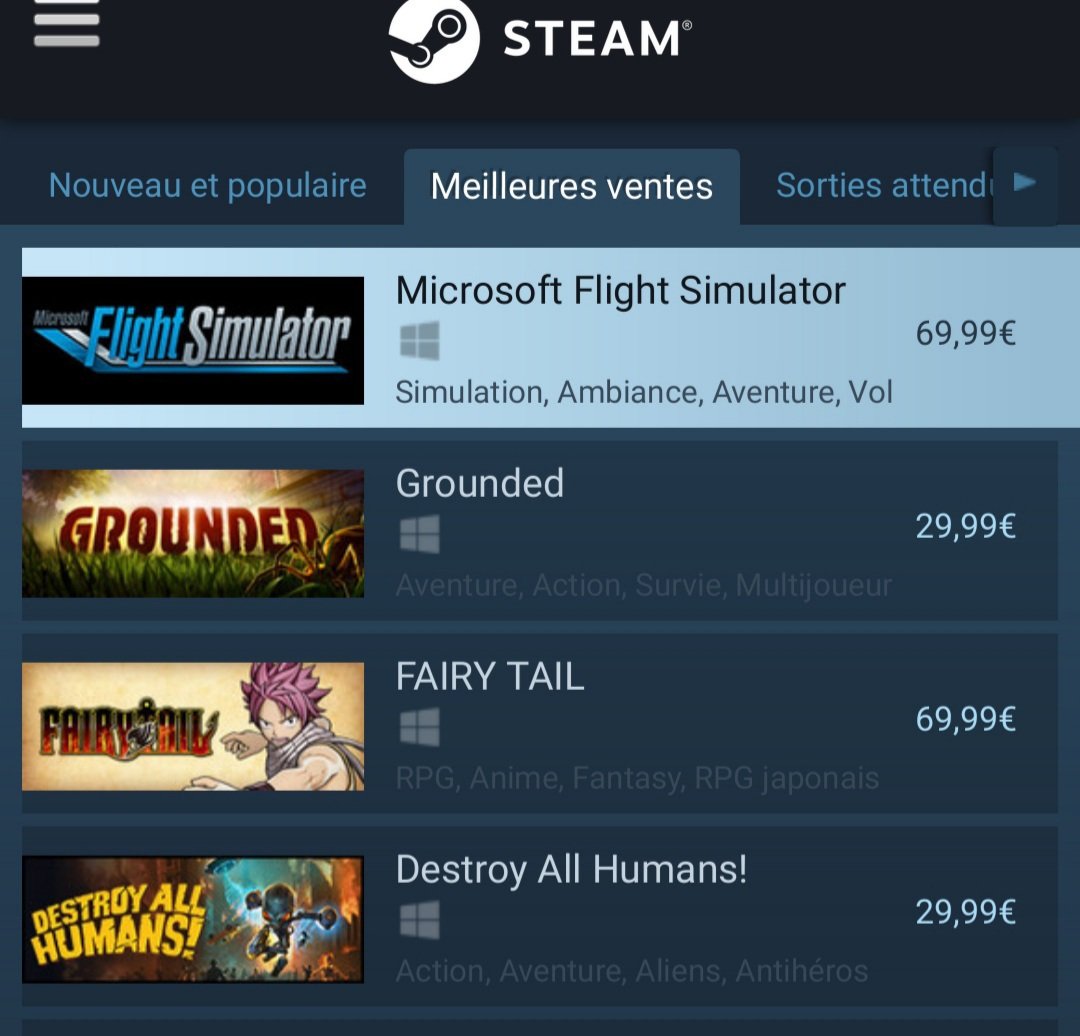 Number one.
<a href="/Steam/">Steam</a> 😱✈