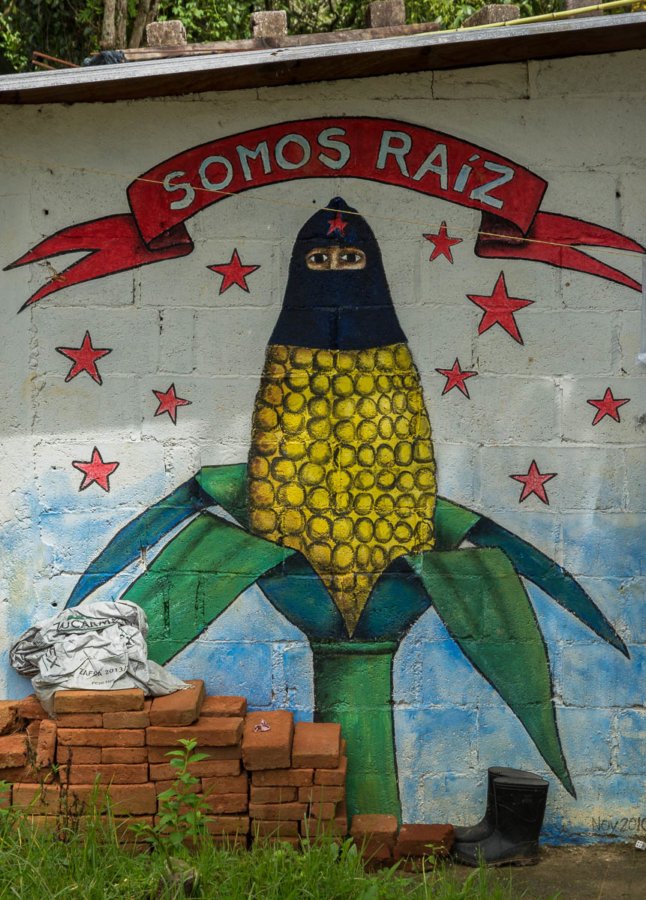 Respect for difference demands an approach of diversity, no single solution alone, but many, each lived on their own accountable terms – this is the essence of the Zapatista claim 'one no, many yeses' - rejection of the global monoculture via culture lived in & of your own place.