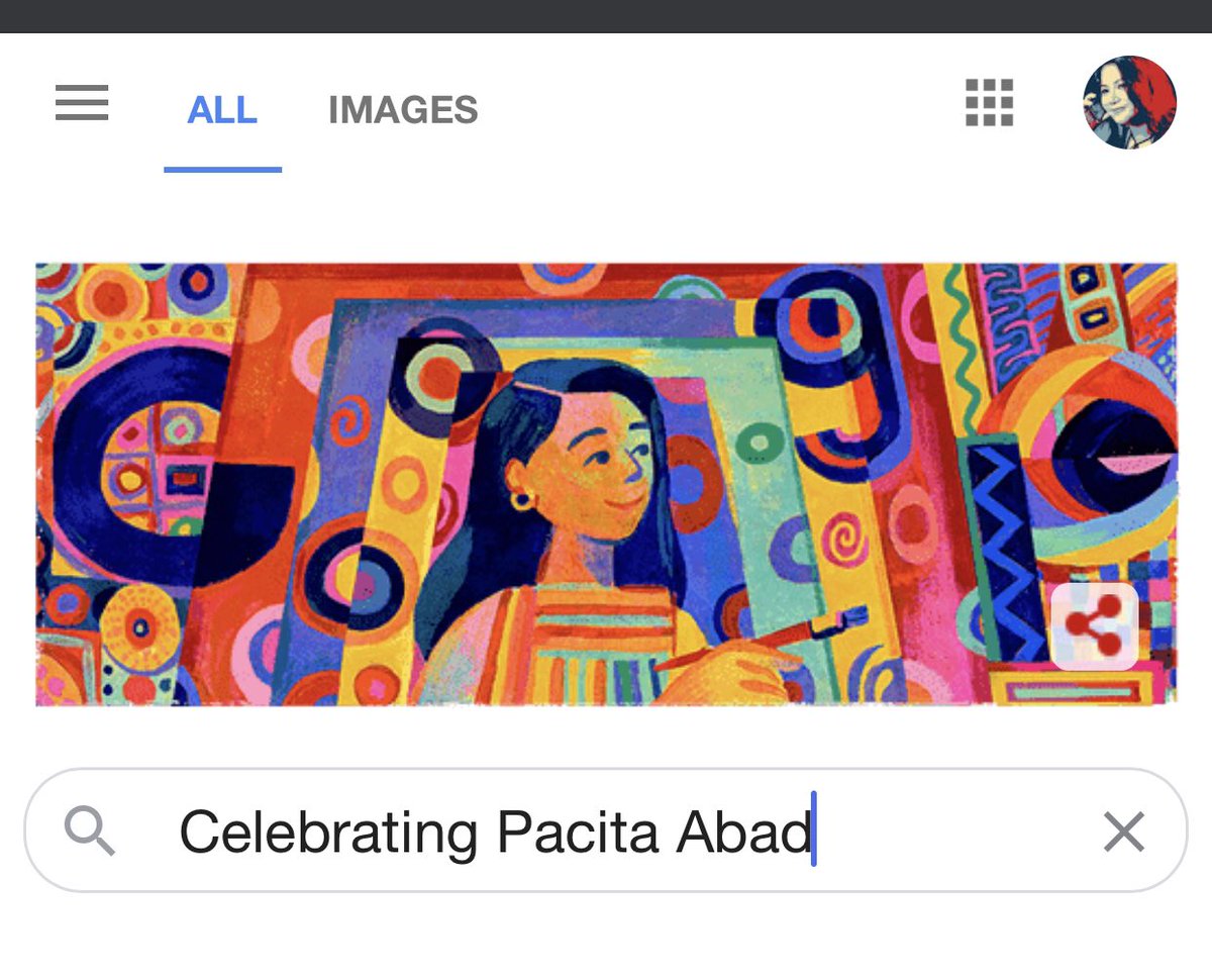 Love today’s <a href="/Google/">Google</a> Doodle honouring the late Filipina visual artist Pacita Abad, whose art was immortalised in Singapore’s first “Bridge of Art,” the Alkaff Bridge at Robertson Quay.  It’s our family’s ‘happy bridge’, w/great memories of when we were still living in the area.