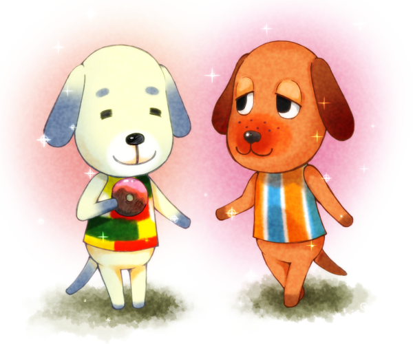 ささざと どうぶつの森 イラスト バニラちゃんとベーグルちゃん 二人ともめっちゃ推し ささざと どうぶつの森 イラスト バニラちゃんとベーグルちゃん 二人ともめっちゃ推し