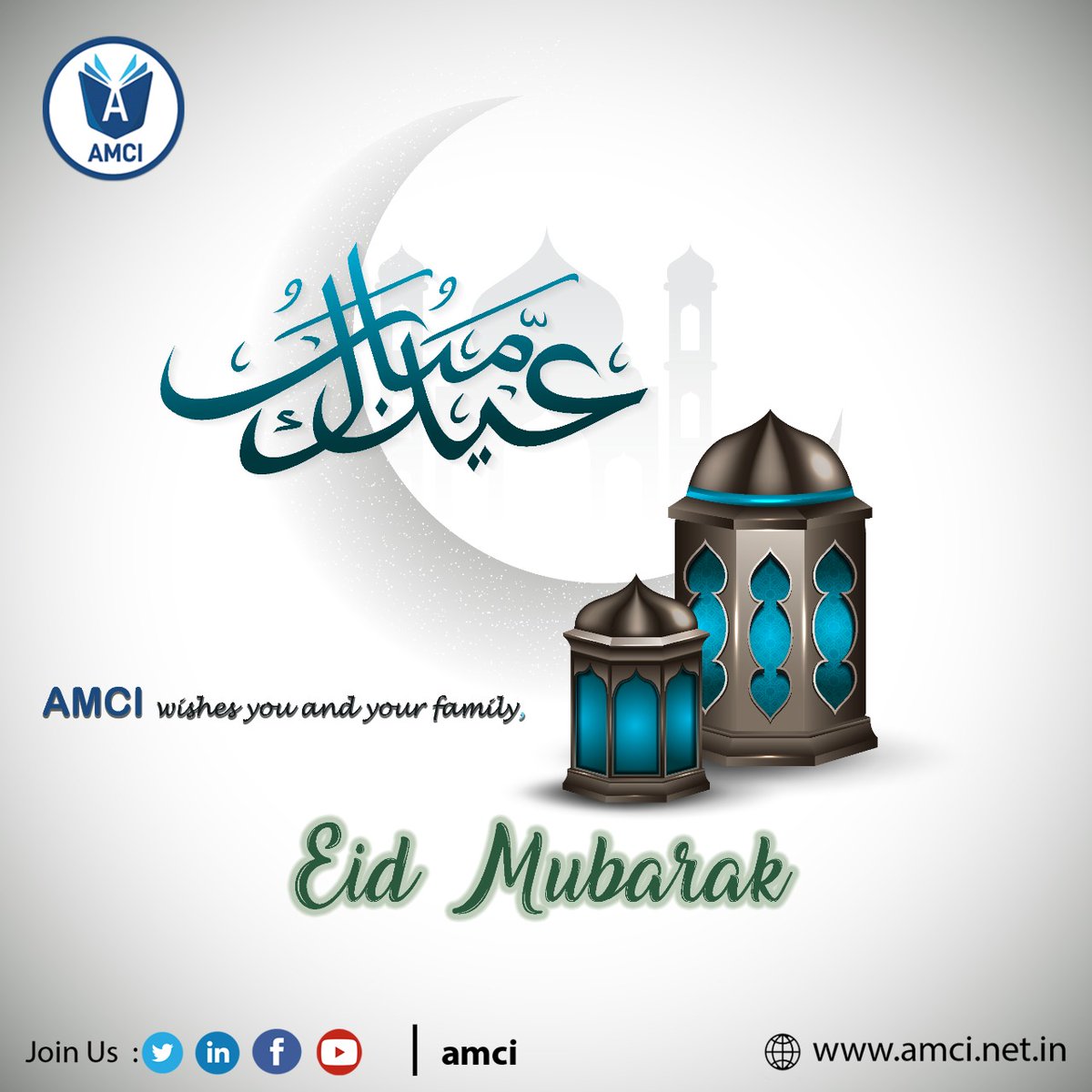 amciedtech's tweet photo. AMCI Wishing a joyous and blissful #eid to you and your family.
#EidMubarak #eidwishes #Bakrid #EidAlAdha #EidAladha2020 #StayHome #Medicalpg #NEETPG #AMCI
visit: https://t.co/UY0dwJfR9M https://t.co/2iZNFyxXoj