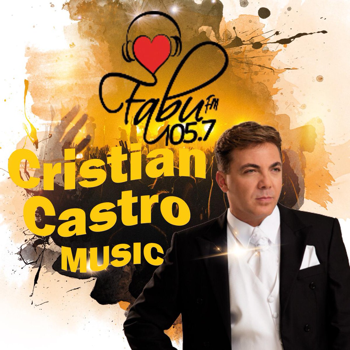 VeroCristian4's tweet photo. ✔HOY Viernes #PollitasCristianas #EspecialDeCristianCastro con lo mejor de su música en @RadioFabu a las 8:00 hrs Ecuador
* España 15:00 hrs
* Argentina 10:00 
* México y Colombia 8:00 
* Chile y Bolivia 9:00 
@vrocastroficial @CCastro_Music @alanisyuenchong NO FALTEN!! https://t.co/ZRVaFAN2Pt