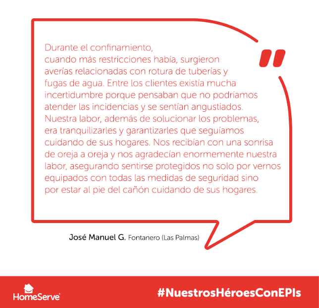 HomeServe_ES's tweet photo. En tiempos de #Covid19, la importancia de las sonrisas se multiplica. Gracias a nuestros #ClientesHomeServe y a #NuestrosHéroesConEPIs por la lección de humanidad durante el confinamiento. https://t.co/bKZ4wVZBCj