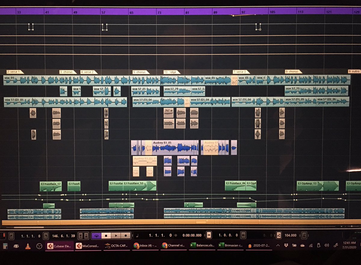 Brimaxian's tweet photo. Harmonies, you guys! 🎤 #scratchvocals #newalbum #progressinprogress https://t.co/USxIRcPBAj
