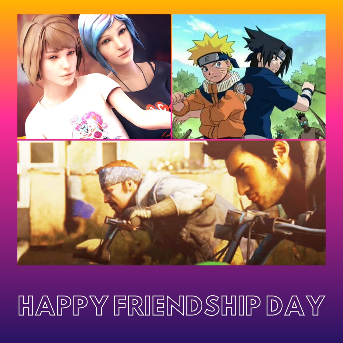 spiritedgamer's tweet photo. Happy Friendship Day Everyone. 
#InternationalFriendshipDay #Friendship #gaming https://t.co/DmFKnliEfP