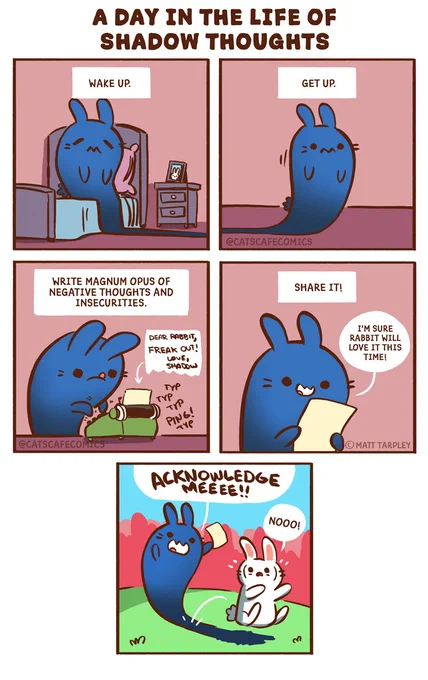 A day in the life of shadow thoughts 
