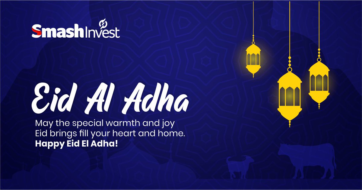 smashkonnect's tweet photo. Happy Eid celebration to everyone celebrating Eid El Kabir.
From all of us at SmashInvest.
#Eid #SmashInvest #SmashGroup https://t.co/CxLpSuGaa6