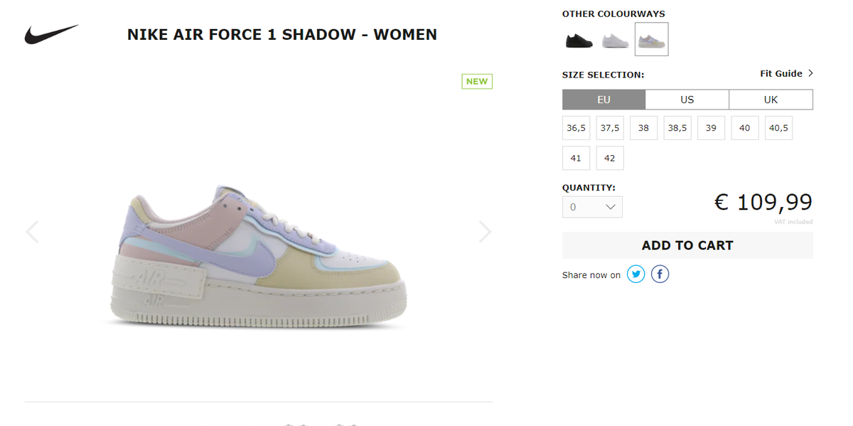 side step nike air force