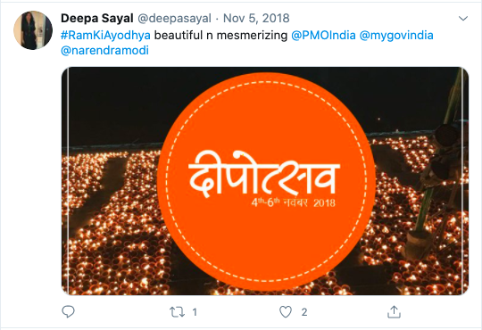 Incidentally, the BJP connection doesn't end with the Modi govt.ADG Online is also the agency appointed for UP CM Yogi Adityanath's branding. They also handled the "Dipotsav" last year where 5 lakh lamps were lit in Ayodhya by the Yogi Govt. (4/6)