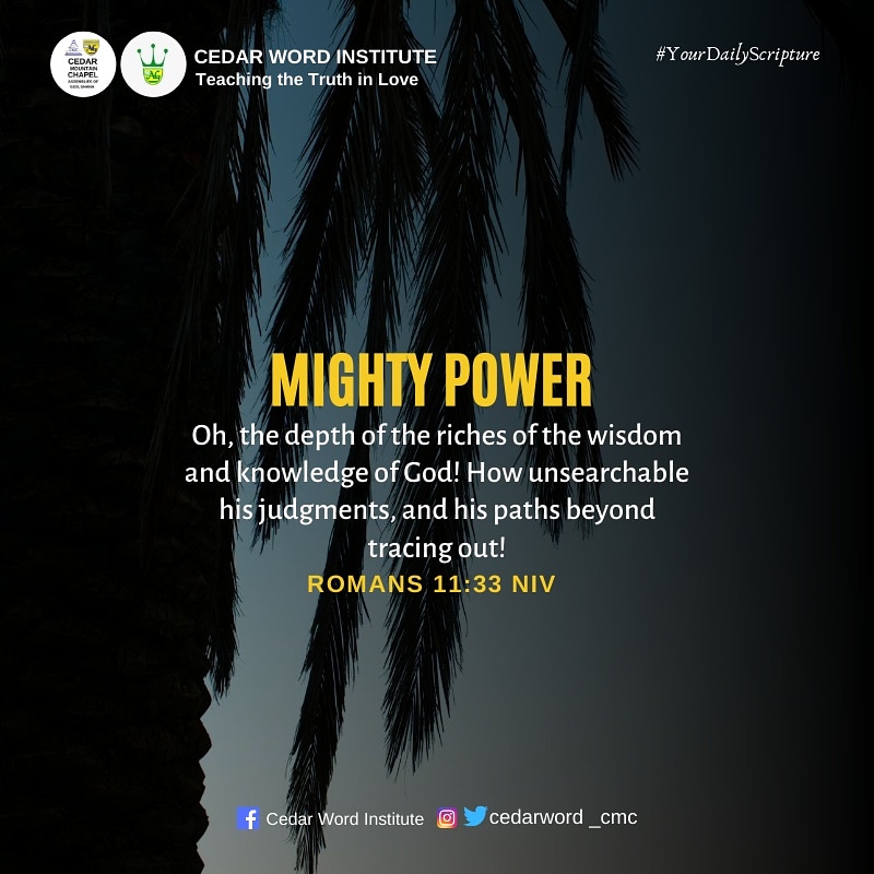 cedarword_cmc's tweet photo. #Preparingforvictory
Great is our Lord and mighty in power. He is mighty to save, mighty to heal, mighty to restore and mighty to make a way!!
Know Him.
Learn to trust Him
Know when to obey Him
Have faith in Him
And walk with Him!
#YourDailyScripture
#teachingthetruthinlove https://t.co/SkLeZCePa6