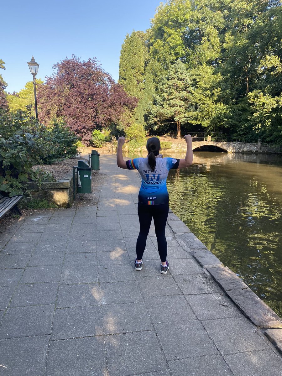 Lucy_Orme's tweet photo. Feeling good after a beatiful morning run. Sure my @HUUBDesign #betterinthanout T-shirt makes me go faster 🏃‍♀️ https://t.co/FaKcGyqKSO