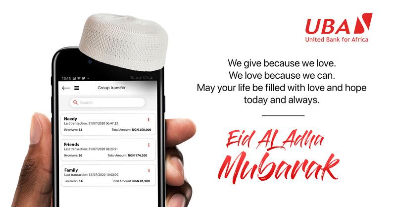 Eid Mubarak from all of us at UBA!
We wish you a love-filled, happy, peaceful, and safe celebration.
#EidAlAdha #UBACares https://t.co/YuqU3QkcFc