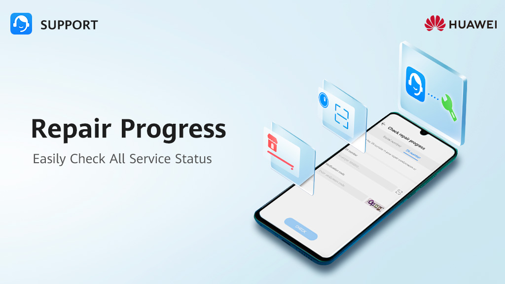 HuaweiIndia's tweet image. Simply head over to the #SupportApp or Huawei’s official website and get an update on the status of your repair, quickly and easily.
With Huawei, seamlessly track your repair progress. 

#HuaweiIndia #MakeItPossible #HuaweiService