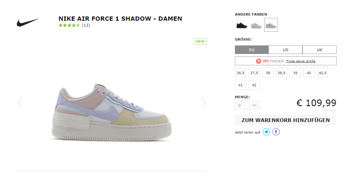 nike air force 1 side step