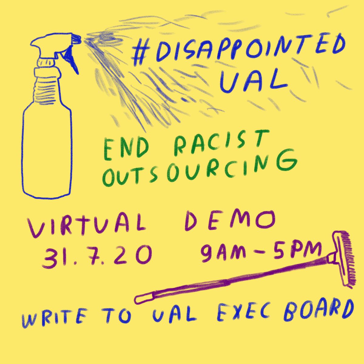 UAL: End Outsourcing tweet media