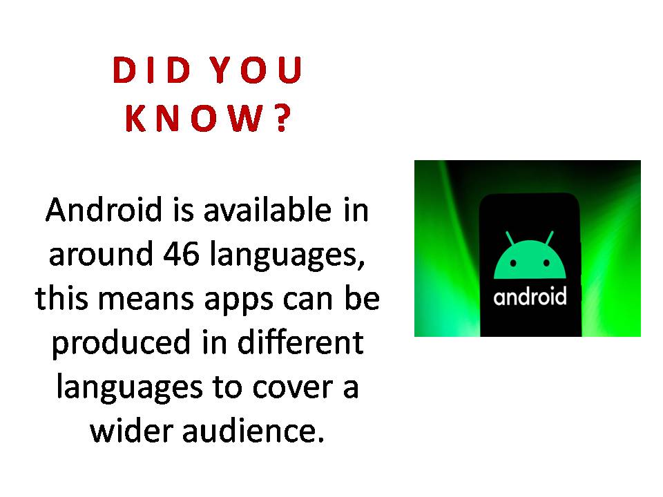 PixeledApps's tweet photo. #DidYouKnow #androidapp #mobileapp #Android #AndroidFacts https://t.co/fyY96cONeH