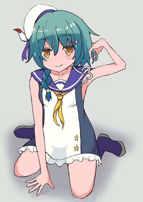 幽霊の日だから描けって言わせて無理やり幽霊さん描かせたのでフートちゃん描きました(?) 