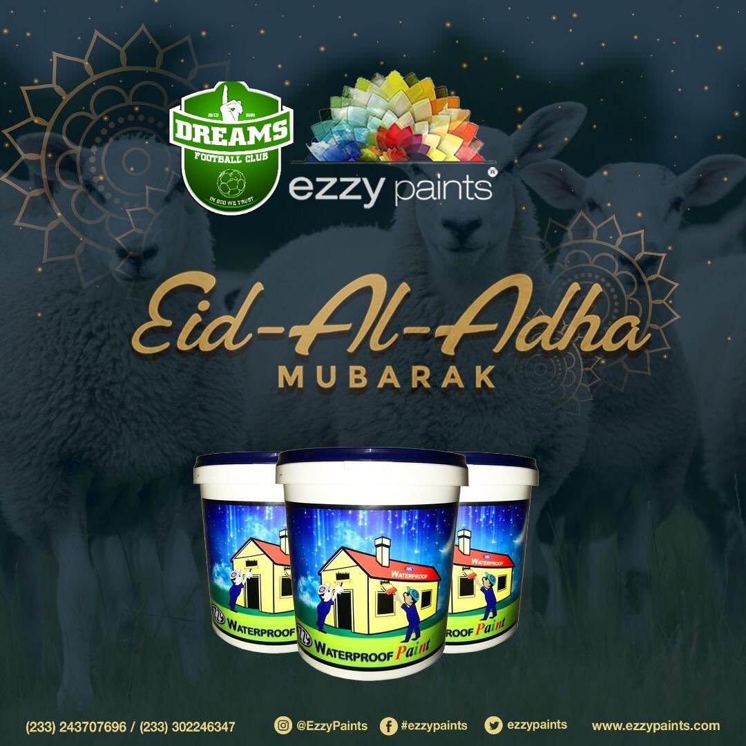 DreamsFootballC's tweet photo. We say happy #EidAlAdha to all our fans celebrating around the world 💚. 

#DFC💚 | #StillBelieve☝🏾 https://t.co/ahdEyMswLO