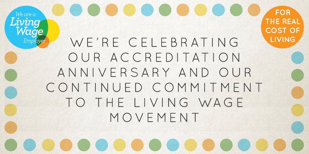 24ltd's tweet image. Celebrating one year as an accredited #LivingWage employer @LivingWageUK