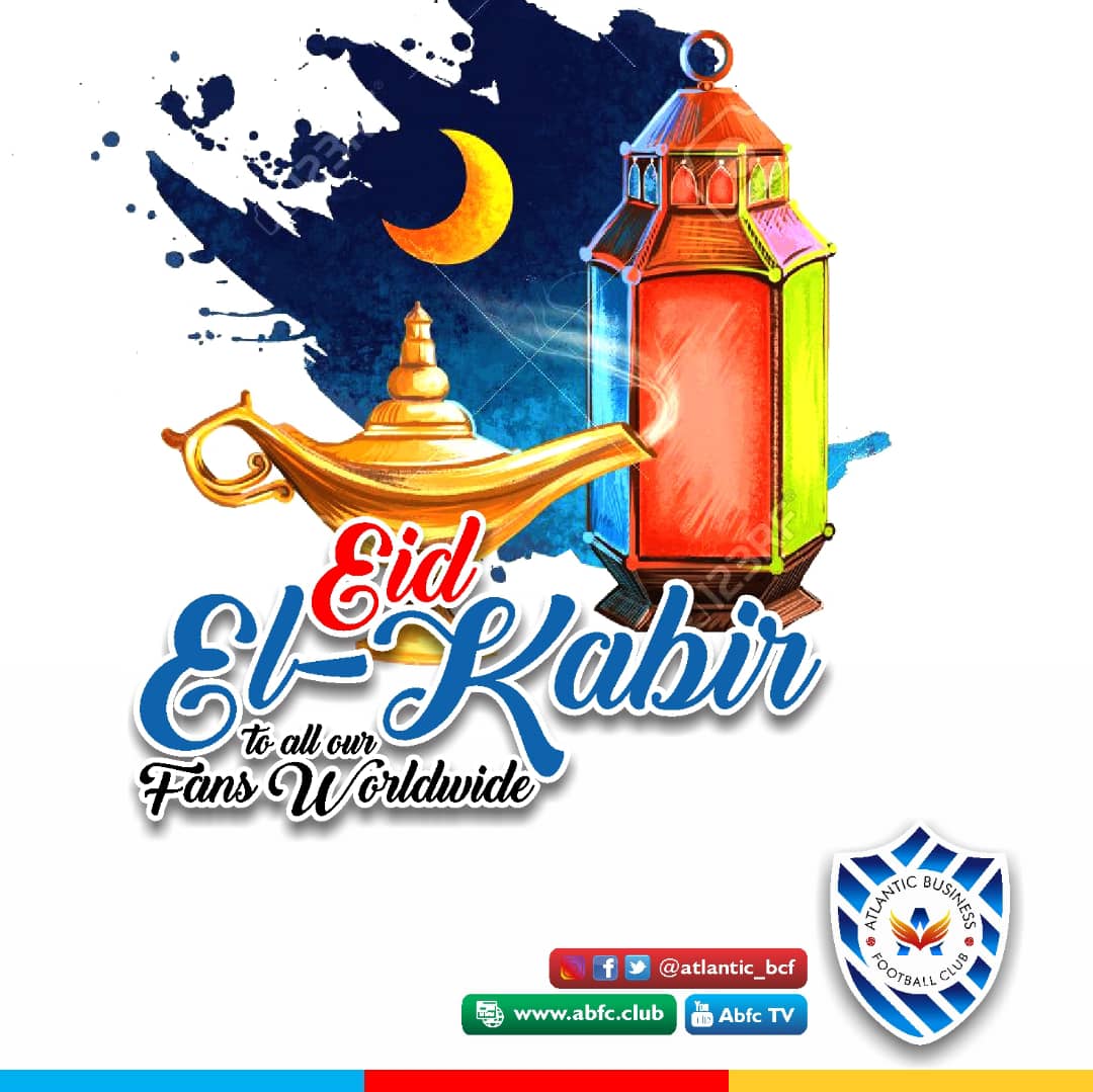 atlantic_bfc's tweet photo. We join our Muslims brothers and sisters in celebration of Eid El Kabir
Happy Sallah
#atlanticbusinessfc
#atlanticbfc
#eid2020
#eidkabir
#happysallah https://t.co/D0L0UIi80W