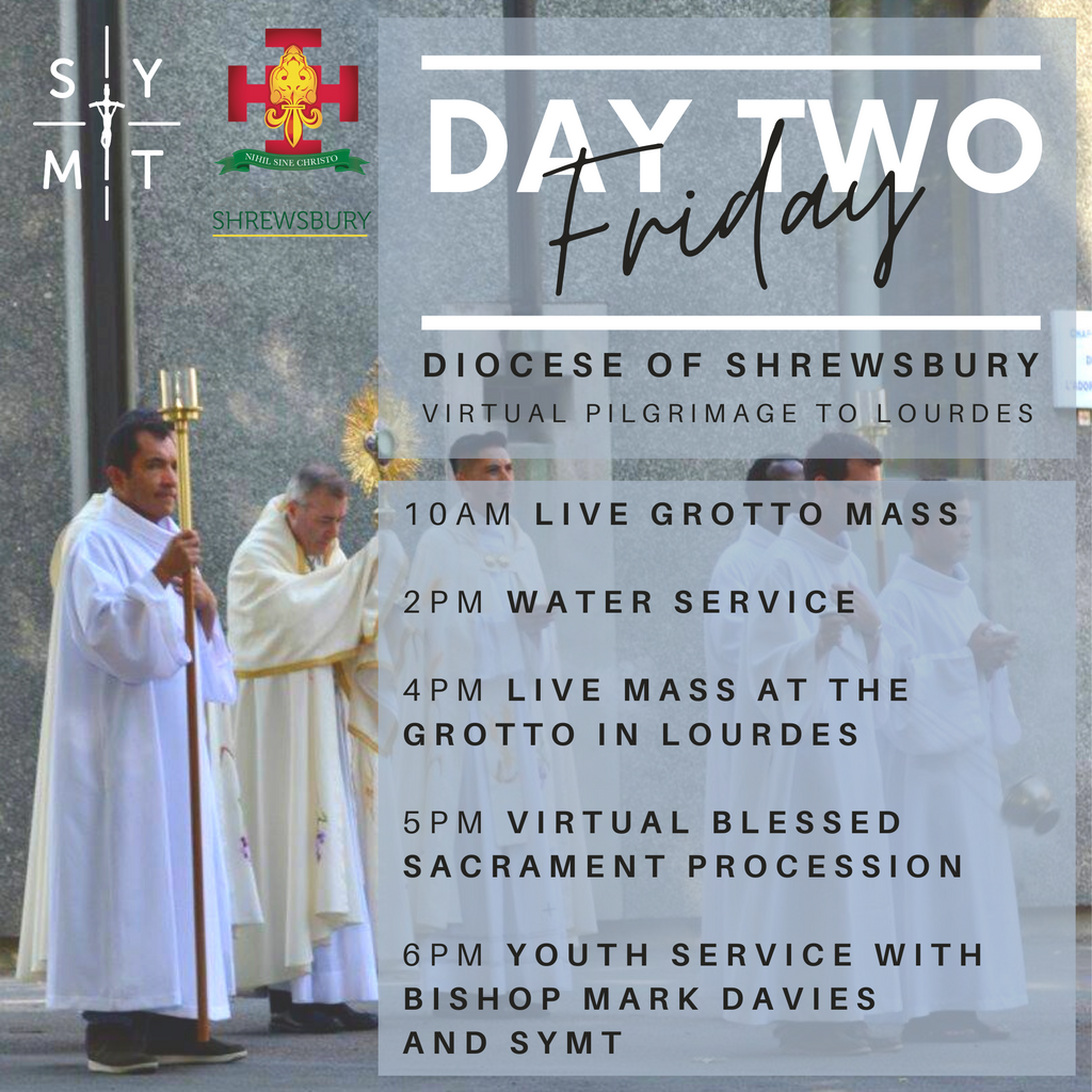 Shrewsbury_YMT's tweet image. Here&apos;s today&apos;s schedule for our virtual pilgrimage to Lourdes as a Diocese

shrewsburylourdes.com

#Lourdes #virtualpilgrimage