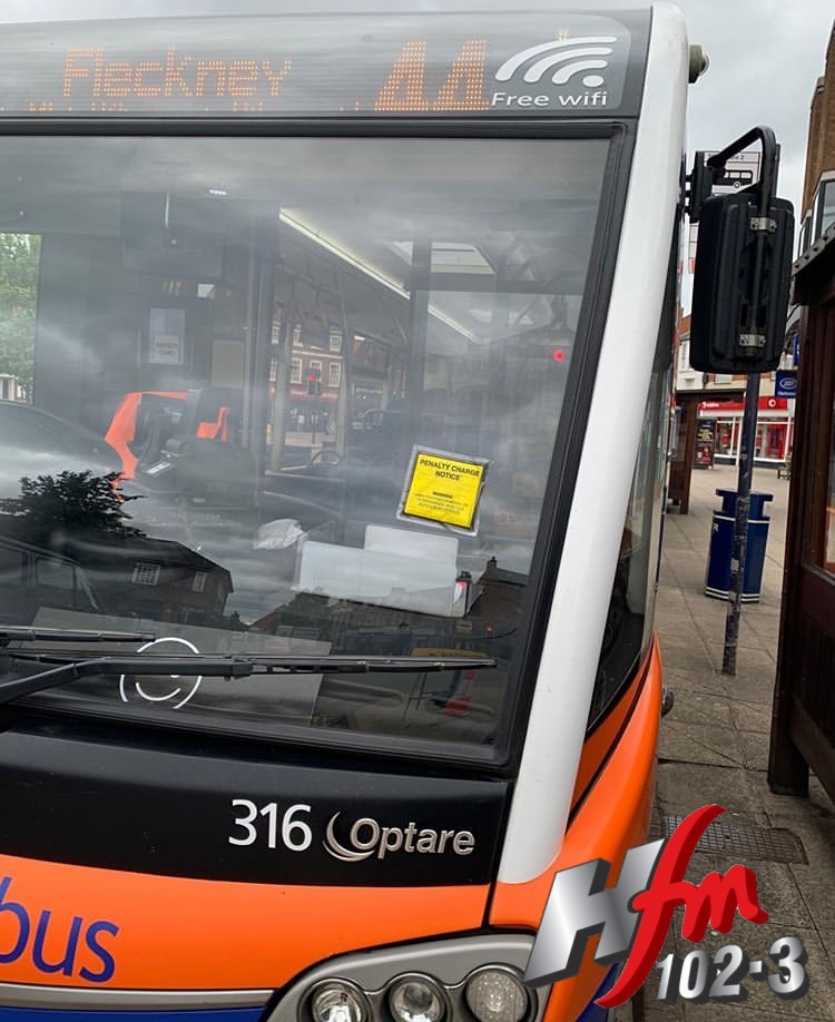 hfmnews's tweet photo. Parking ticket issued to bus driver at bus stop in Market Harborough 'cancelled' - more on Hfm News &amp; here: https://t.co/2hTm0Mul0z https://t.co/pfSquIudBS