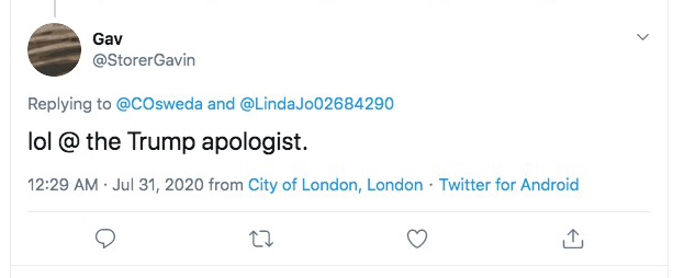 ThreadFor  @StorerGavinGavin responded with rage at my thread on why  @realDonaldTrump is taking half our troops out of Germany.I didn't say anything to elicit a rage-filled response.It turns out that Gavin simply hates Trump, so he hates everything Trump does.Question: