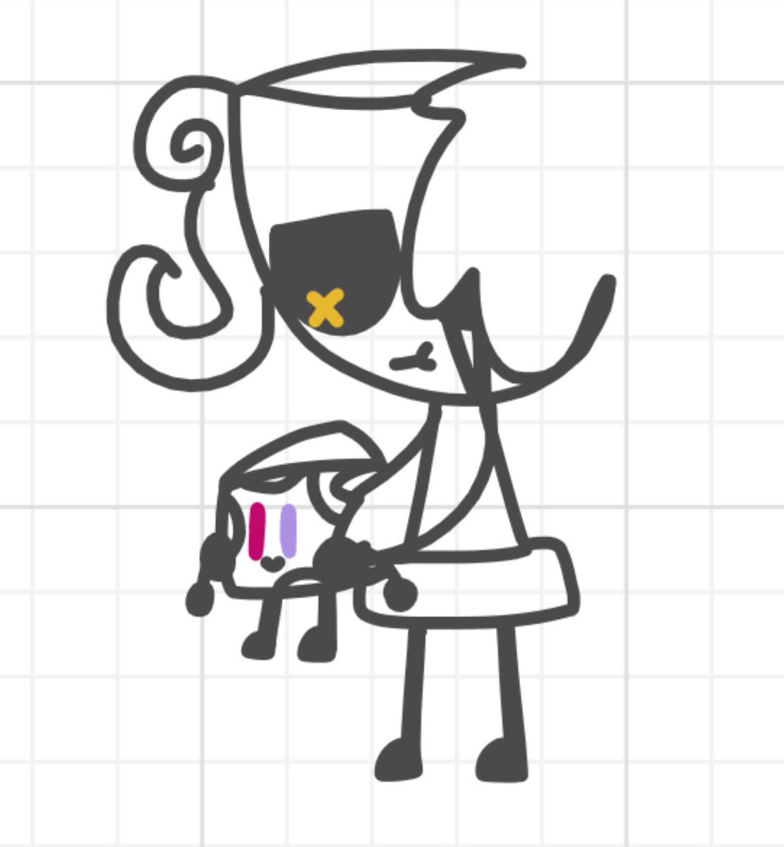 cookie_cartoonz's tweet photo. Trophy holds cheesy often in this Au 
#inanimateinsanity https://t.co/bMNHQM7WjC