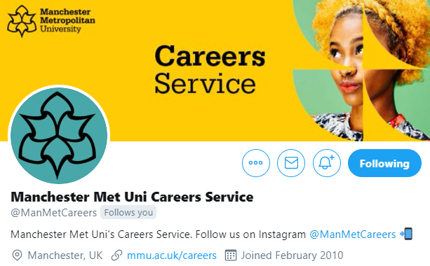 FoBL Employability (@foblprodevmmu) on Twitter photo This Twitter feed closes today, if you don't already, please follow @ManMetCareers for all the latest careers and employability news, events, jobs, support....and so much more! This Twitter feed closes today, if you don't already, please follow @ManMetCareers for all the latest careers and employability news, events, jobs, support....and so much more!