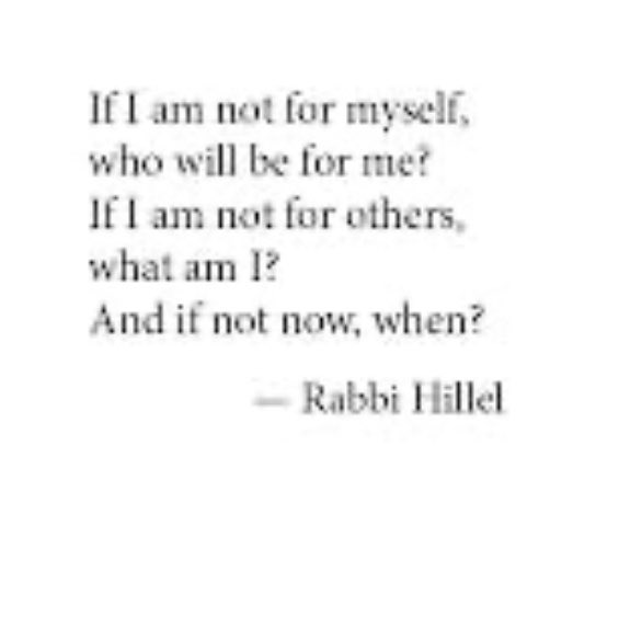 5) And every day dozens and dozens of us are reporting, reporting, reporting racists - often with little result. But we keep doing it. There is a famous quote from Rabbi Hillel.