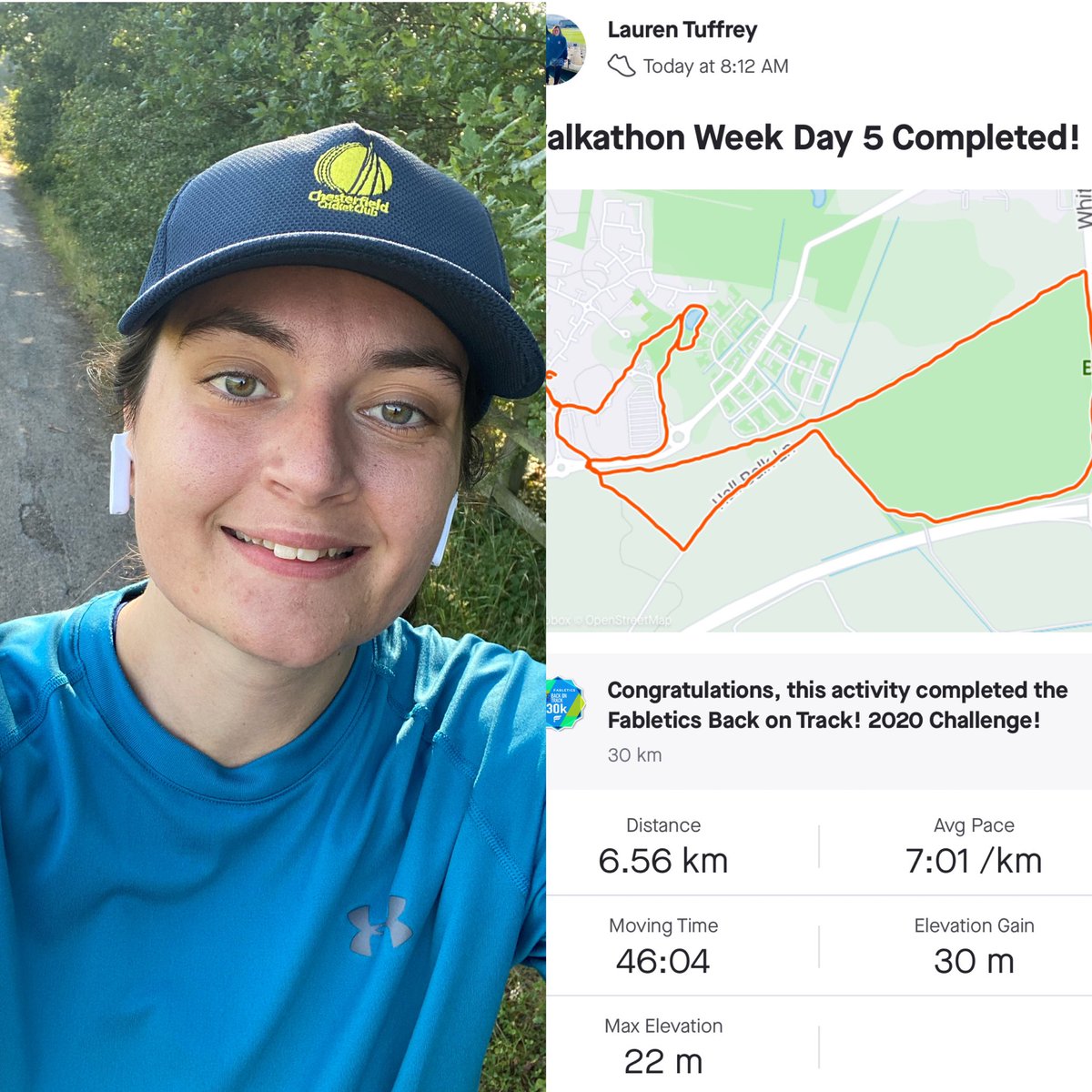 Laurentuff3's tweet photo. @CricketDerbys #walkathonweek Day 5🏃♀️ after the mental and physical block that was Wednesday, I have completed my runathon this morning!
To support the team and raise money for 2 great causes, please click the link below:
https://t.co/GDKWyo2Jk5 https://t.co/I4KbgS6boc