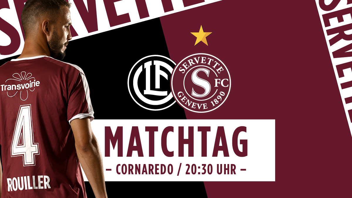 ⚽️MATCHTAG⚽️
🆚 <a href="/FCLugano1908/">FC Lugano</a> 
⏰ 20:30 Uhr
🏟️ Cornaredo
🏆 RSL 35. Spieltag
📻 @GeneveSports 
📺 @TeleclubSport 

 #LUGSFC #ZämeFürServette