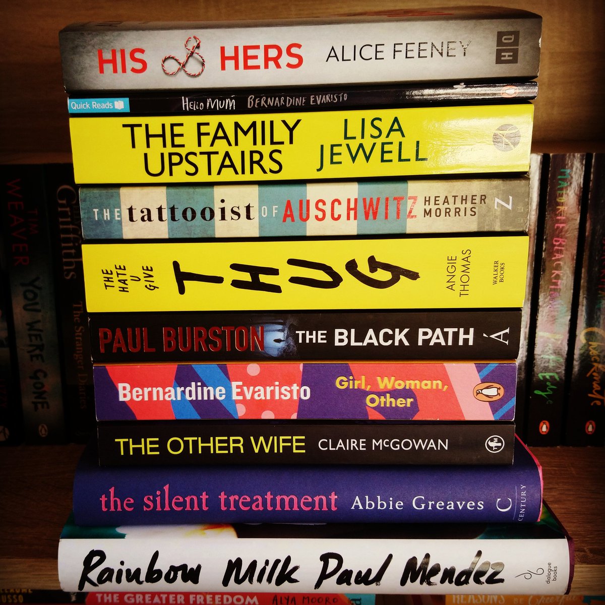 janice_whitfiel's tweet photo. July Wrap Up!!!! I've read some really great books this month 😊 😍 #julywrapup #bookstack #fridaystack #lovebooks #bookpost #bookaholic #bookaddict #bookworm @BernardineEvari @angiecthomas #heathermorris https://t.co/kcccFCwGlv