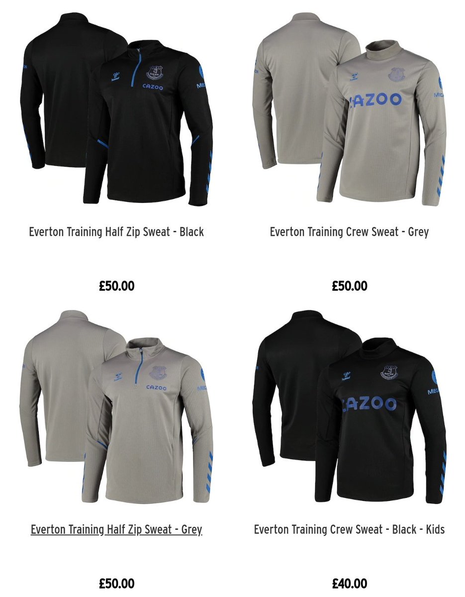 The Unholy Trinity Everton Podcast On Twitter New Everton Training Range More Training Wear Has Been Added To The Official Evertondirect Store Looks Great Again Uhtpodcast Efc Coyb Everton Https T Co Qbebnqbxdr