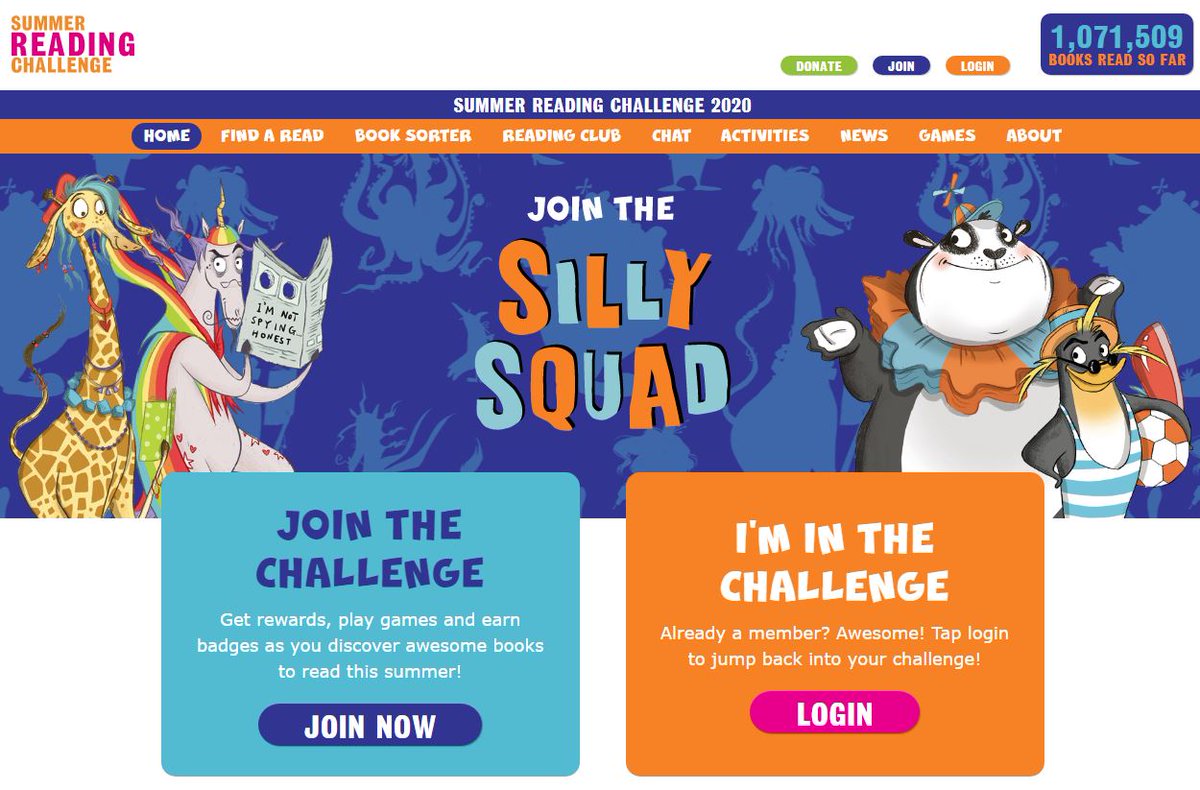 The Summer Holidays are here. Don't forget to sign your children up for the Summer Reading Challenge! Pop into the library and we'll select a lovely collection of books. #SummerReadingChallenge #sillysquad