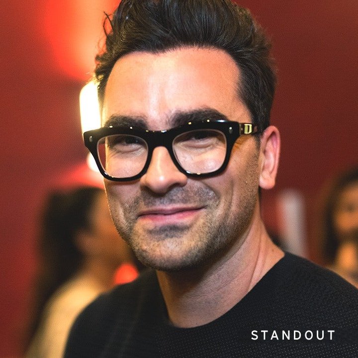 Dan Levy, but each time his smile gets a little bigger