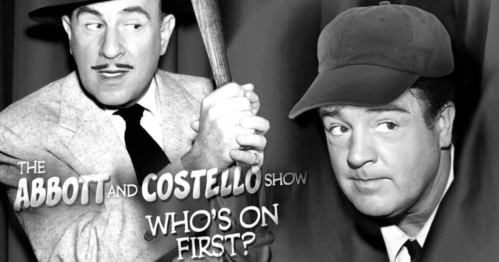Arroundtable's tweet image. Have a few laughs with the classic comedy bit Who's on First by Abbott &amp;amp; Costello. Have a great weekend !!!!!
#comedyrecess #aroundtable #entertainment #blog #fans 
aroundtable.ca/post/abbott-co…