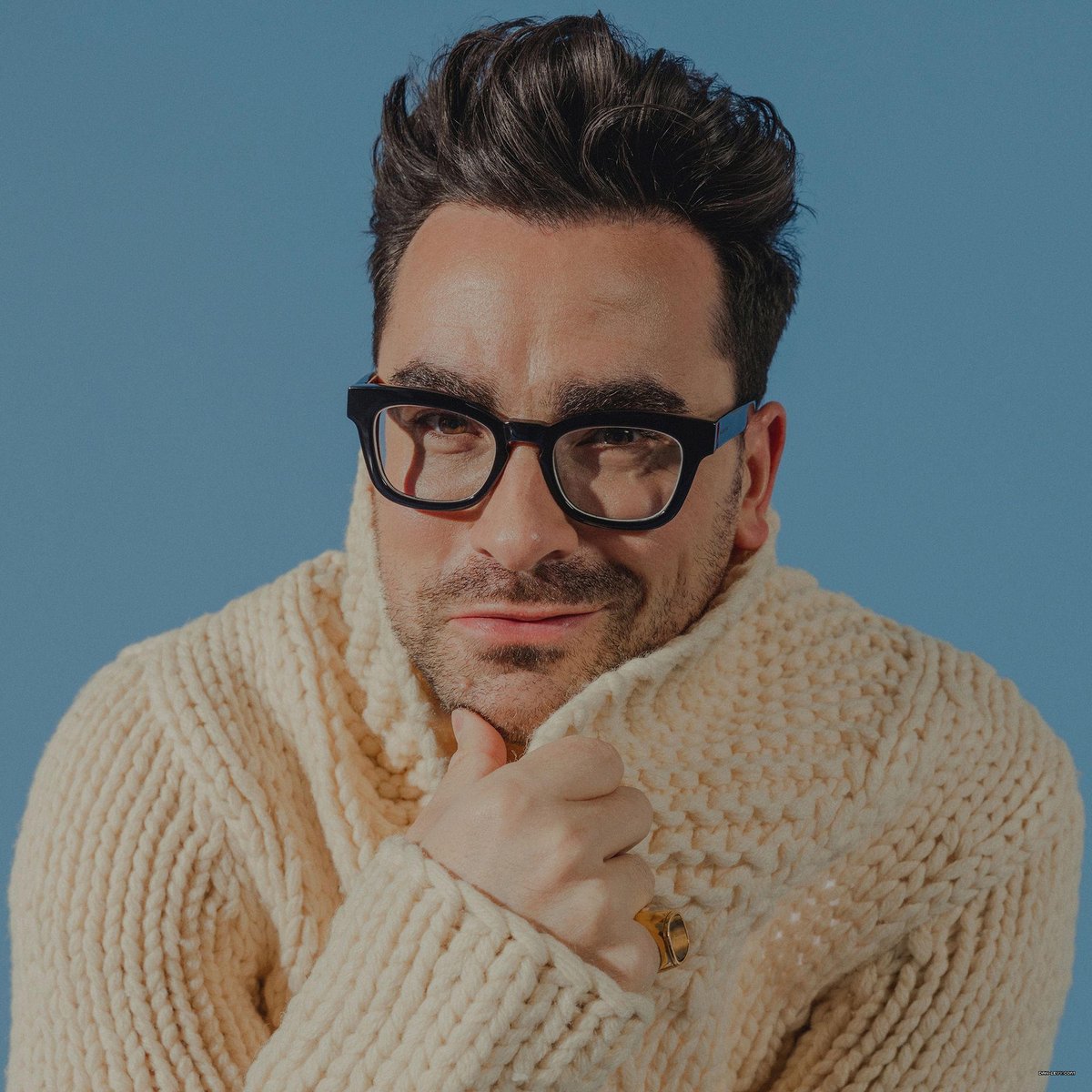 Dan Levy, but each time his smile gets a little bigger