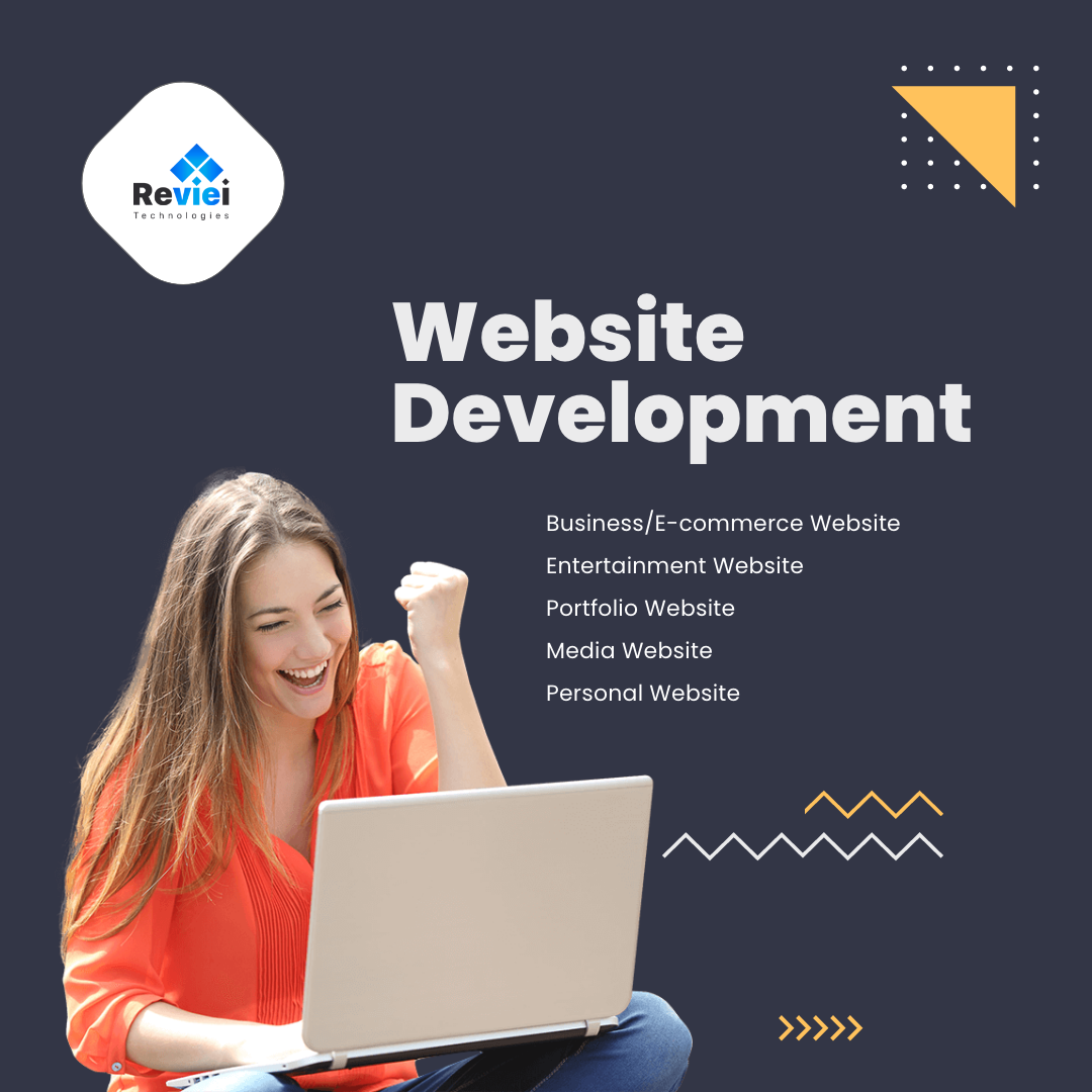 reviei_it's tweet photo. 🎯We, provide custom-made websites for your enterprise that guarantee efficiency and revenue. 👩🏾‍💻Our competent team focuses on the core on cutting down the irrelevant and delivering immaculate but meaningful digital experiences. https://t.co/AyGB8kLHdE