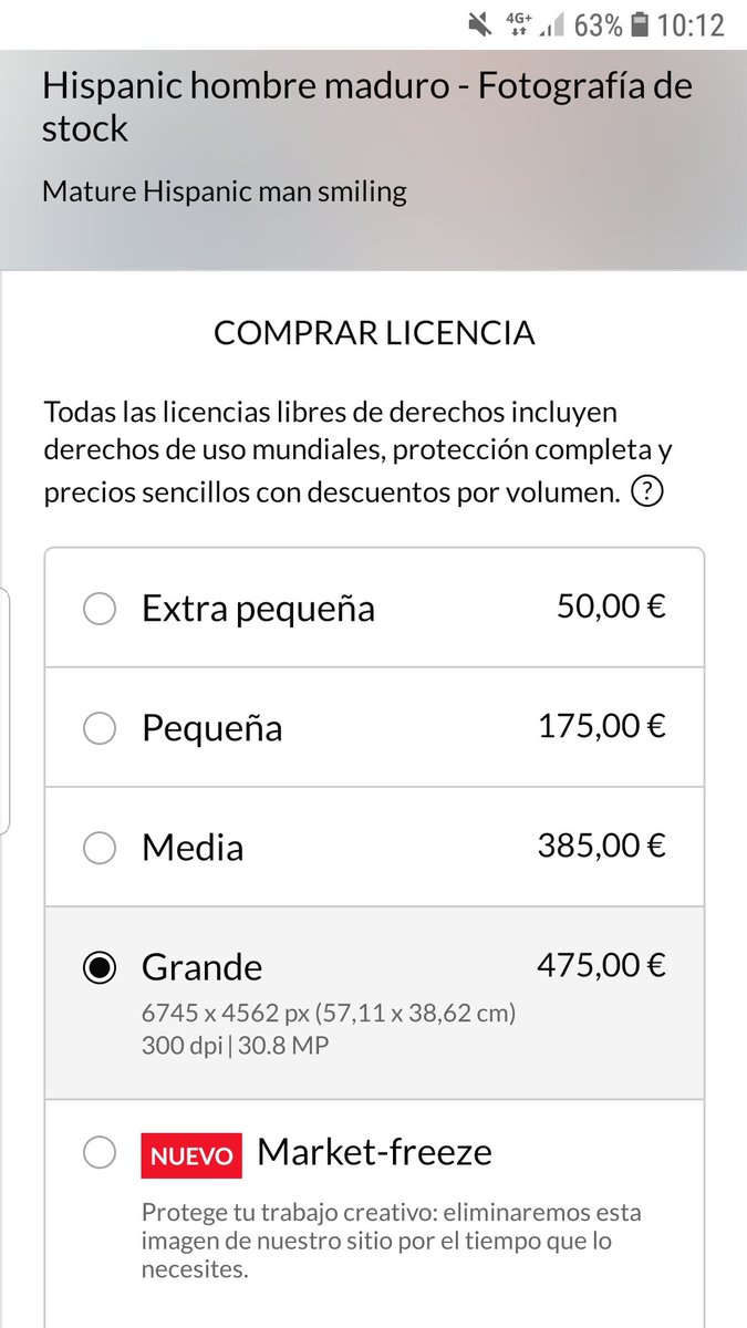 CSC1985's tweet photo. Como @cabify_espana no tiene fotos de taxistas para enseñar en sus anuncios, porque no los hay, ha decidido pagar 475 euros para obtenerla de un banco de imágenes. Esto es para descojonarse sino fuera porque mienten con descaro. Así con todo. https://t.co/EOJTDeaO1C