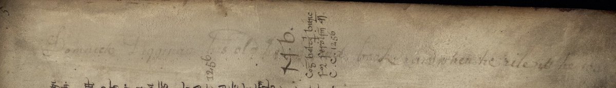 On folio 15r there is the signature of ‘Dominick Digginan’ and the date 1727, the manuscript had probably been in the continuous ownership of that family for almost 200 years.