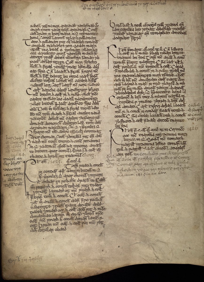 ... O’Conor annotated some of the folios.