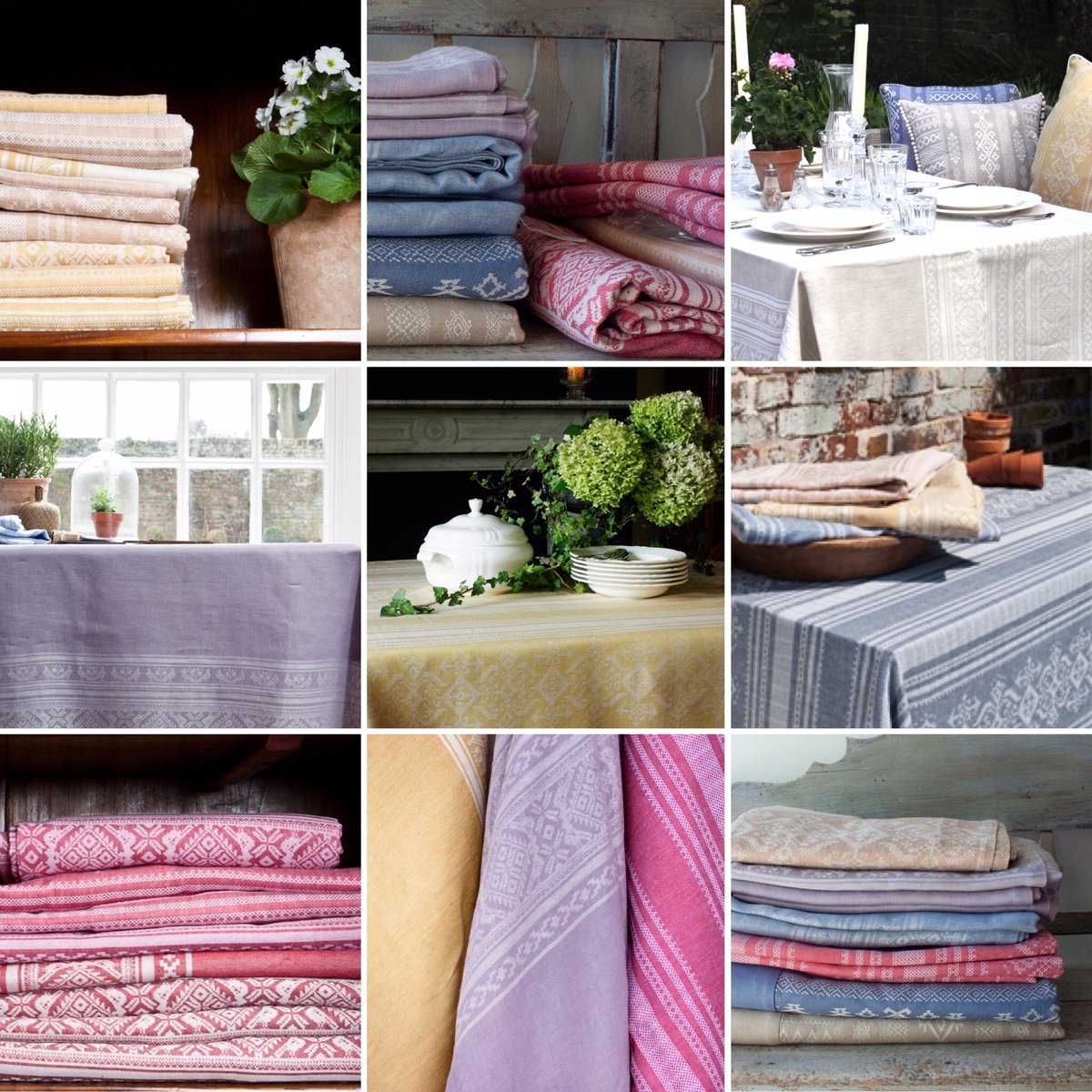 With this summer weather where would you like to eat? I choose outside every time. Here is a collection of some of our tablecloths to make al fresco dining even more fun. 

#tablecloth #tablelinen #alfrescodining #tablescape #tabledecor #tabletop #tablesetting #napkins #