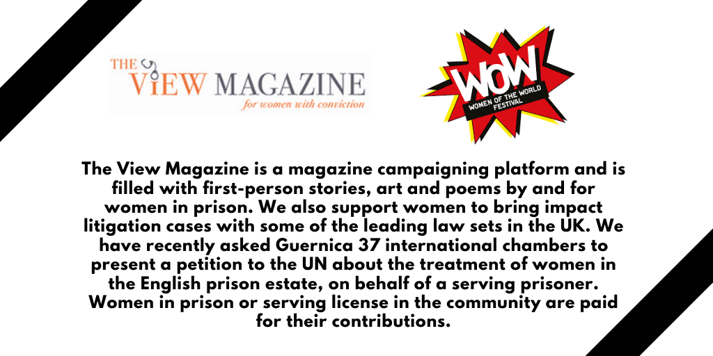 rebell_justice's tweet photo. '#TheViewMag is an essential tool for women in prison & people who want to find out more about women's justice'
https://t.co/PssJdSZBGJ
We support #womeninprison who are paid £50 for each contribution
Subscribe for just £25
20% discount code 3f4gum at checkout
@WOWisGlobal https://t.co/0SnMEYBlrj