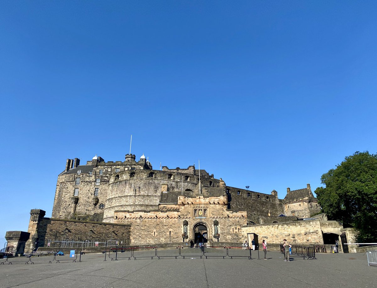 And  @edinburghcastle is gearing up to reopening tomorrow 